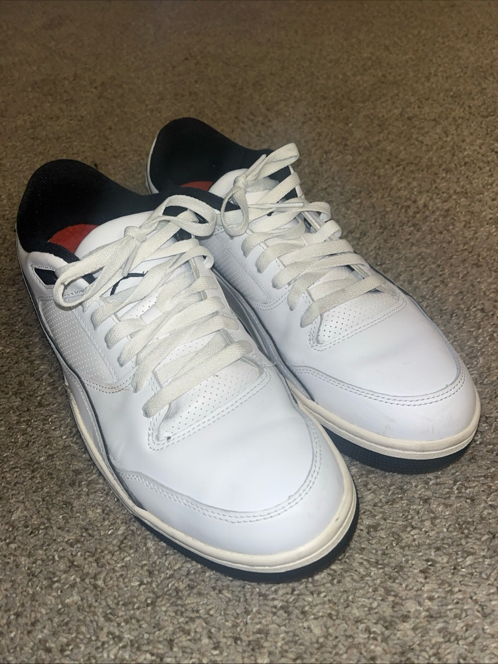 Jordan Flight Court White Black Sail Men's Low Top Sneakers HF3255-100 Size 11.5